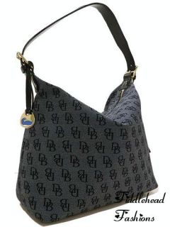 Dooney & Bourke Signature Shoulder Sac Hobo Bag Purse Handbag.