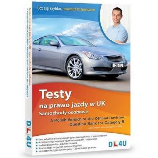 DSA Theory Test Book for Car Drivers in Polish B Cars