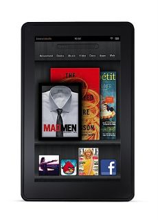 New  Kindle Fire 8GB Wi Fi 7in Black eReader Touch Tablet L 