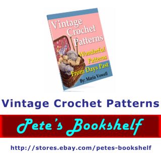 Vintage Crochet Patterns CD
