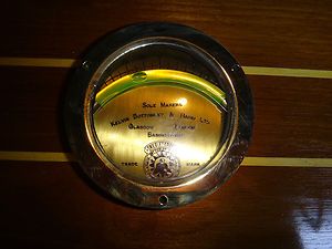   Brass Inclinometer Sole Makers Kelvin Bottomley Baird Ltd