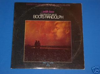 Boots Randolph with Love Seductive Sax Record 1969 LP