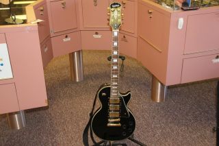 Les Paul Custom Electric Guitar Sweet Black Beauty