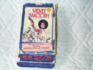 Velvet Smooth VHS Big Box Emerson Boozer Blaxploitation