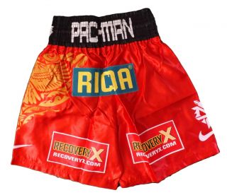 Manny Pacquiao Signed Boxing Trunks Shorts PSA DNA S23532