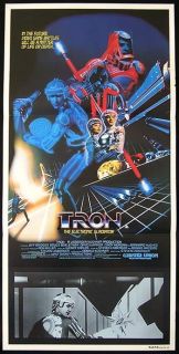 Tron 82 Jeff Bridges Boxleitner Daybill Movie Poster