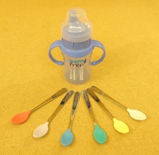 Born Free Sippy Cup Bottle 6 Gerber Spoons