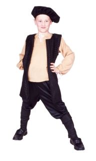  Boy Costume Peasant Medieval Child Shakespeare Play Costumes 