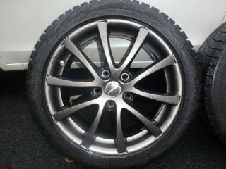 Borbet Rims Blizzak with Snow Tires 5 x 120 205 50R 17 BMW