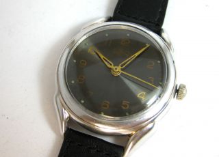 Vintage and RARE Ural Watch Co from 1969s 16 Jewels Black Dial 40 mm 