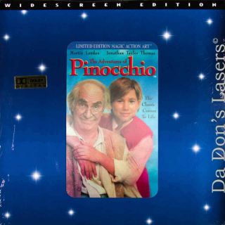 The Adventures of Pinocchio AC 3 WS RARE Laserdisc Thomas