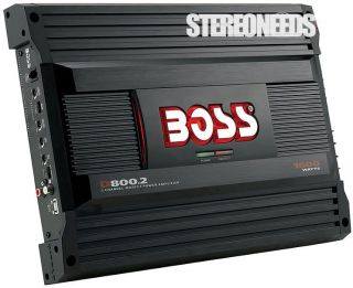 Boss Audio D800 2 1600 Watt 2 1 Channel Amp Car Stereo Sub Subwoofer 