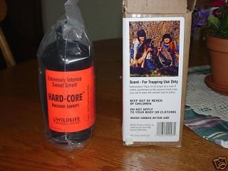Hard Core Coon Lure 4 oz Bottle Traps Trapping Trap