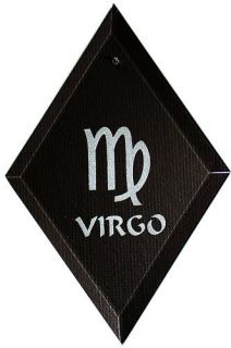  Carved Glass Zodiac Virgo Hanging Suncatcher
