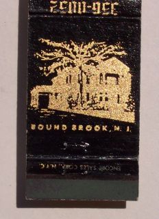 1960s Matchbook Bound Brook Inn Bound Brook NJ Somerset