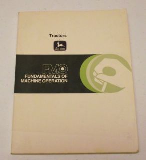 John Deere FMO Fundamentals of Machine Operation Tractors Manual 1981 