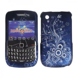 Blue Cool Breeze Snap on Cover for Blackberry Curve 3G 9300 9330 