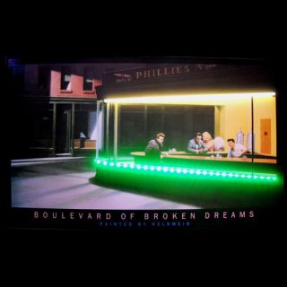 Boulevard Of Broken Dreams Movie Star Gameroom Neon / LED Poster Bar 