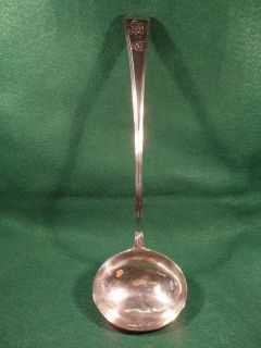   GEORGIAN STERLING SILVER SOUP PUNCH LADLE 13 by GODBEHERE WIGAN BOULT