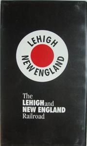 VHS VIDEO The Lehigh And New England Railroad. Color And B&W Vintage 