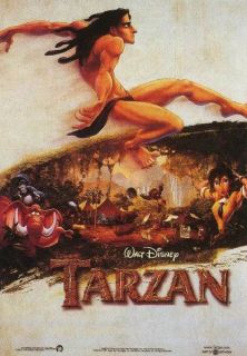 Tarzan Movie Poster 2 Sided Original Advance 27x40