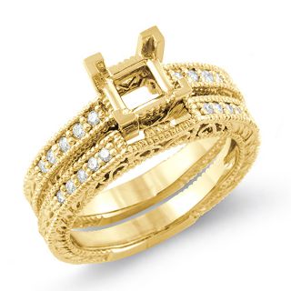   Engagement Diamond Wedding Ring Bridal 14k Yellow Gold 0 25ct