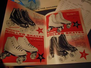 RARE 1963 Arco Ice Hockey Roller Skates Catalog Loaded