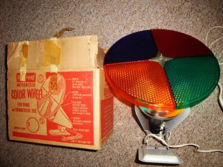 Vintage Penetray 12 Color Wheel with Box Bulb Paperwork