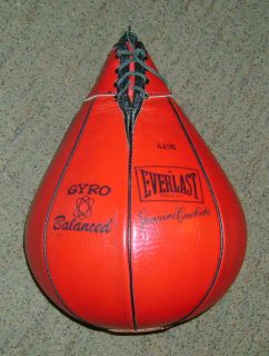 vintage Everlast SPEED BAG 4205 gyro balanced genuine cowhide punching 