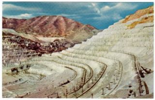 Utah Bingham Open Pit Copper Mine C1955