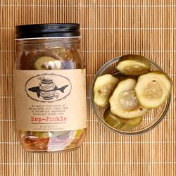 Brooklyn Brine Hop Pickles 16 oz Made with Dogfish Head 60 Minute IPA 