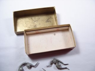 Vintage Bristol Fishing Line Box with Old AFTCO Roller Rod Guides 