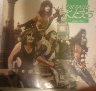 KISS Vintage Kiss Japan 1980 (Very rare metal vinyl LP) album