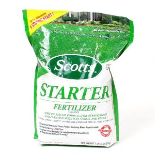 features brand new scotts starter fertilizer lot of 2 bags you get 2 