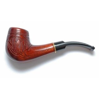 New Briar Tobacco Smoking Pipe Rio Author Carved Pipes