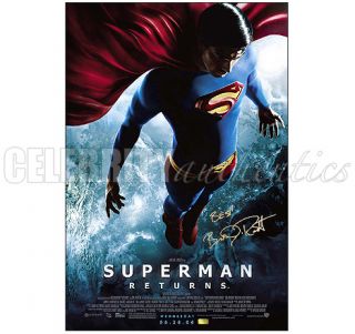 Brandon Routh Autographed Superman Returns 27x40 Original D s Movie 