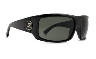 New VON ZIPPER CLUTCH Sunglasses Gloss Black  Grey SMSFACLU BKG
