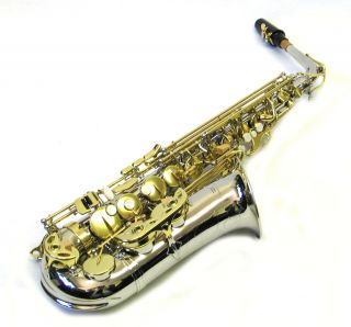 New E F Durand Nic Gold Alto Saxophone Sax School Quality w Case 