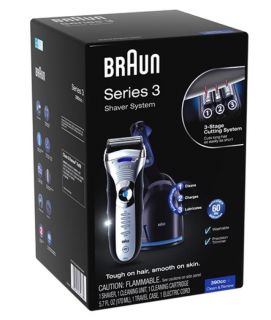 Braun Series 3 390cc Smart Foil Mens Shaving System 3 Stage Cutting 