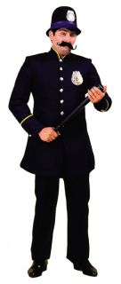 British Bobby Keystone Cop Police Deluxe Costume AA33