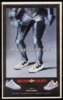1988 British Knights Shoes Knight in Shining Armor Photo Vintage Print 