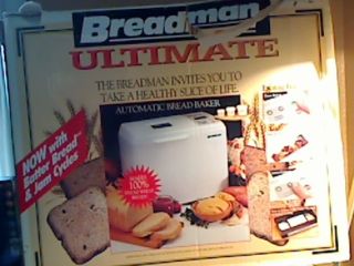 New Breadman Automatic Bread Maker Machine TR441 2 Sizes 1 & 1 1/2 lb