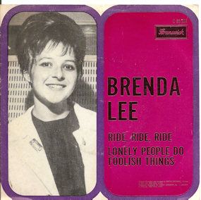 Brenda Lee If You Love Me 1965 RARE Germany PS