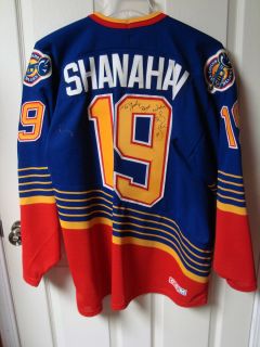 1994 Brendan Shanahan St Louis Blues Autographed Hockey Jersey Size XL 