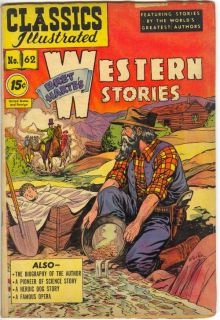 classics illustrated 62 bret harte s western stories gilberton dated 