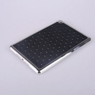   rhinestone Plating Hard Back Case Cover for Apple iPad mini Black