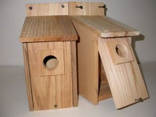 bluebird bird house nest wester n red cedar time
