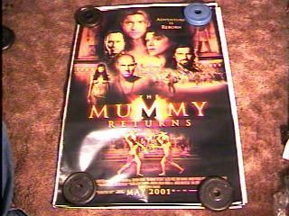 Mummy Returns Rolled 27x40 Movie Poster Brendan Fraser