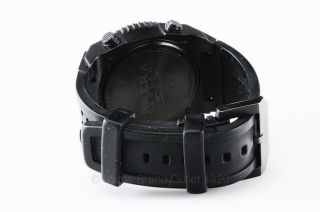 Brera Orologi Black BRSMD2BK01 Digital Moda Rubber 45mm Sport Watch 
