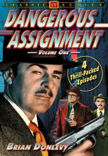 Dangerous Assignment Brian Donlevy 4 TV Shows DVD New